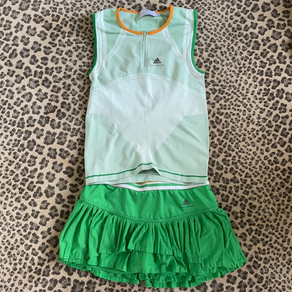 Adidas by Stella McCartney Green Tennis Outfit - Picture 5 of 15
